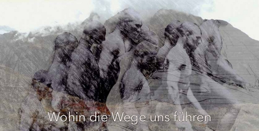 "Wohin die Wege ..."-Flyer