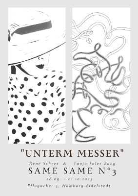 "Unterm Messer" Plakat
