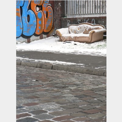 Schnee-Sofa